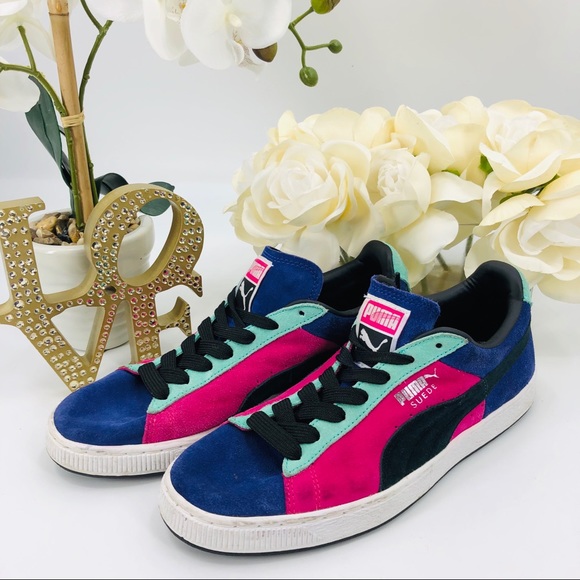 Bright Color Block Puma Sneaker - Picture 5 of 8